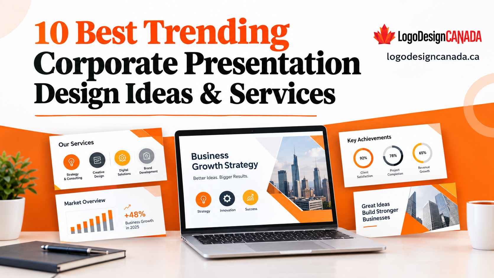 Trending Corporate Presentation Design Ideas
